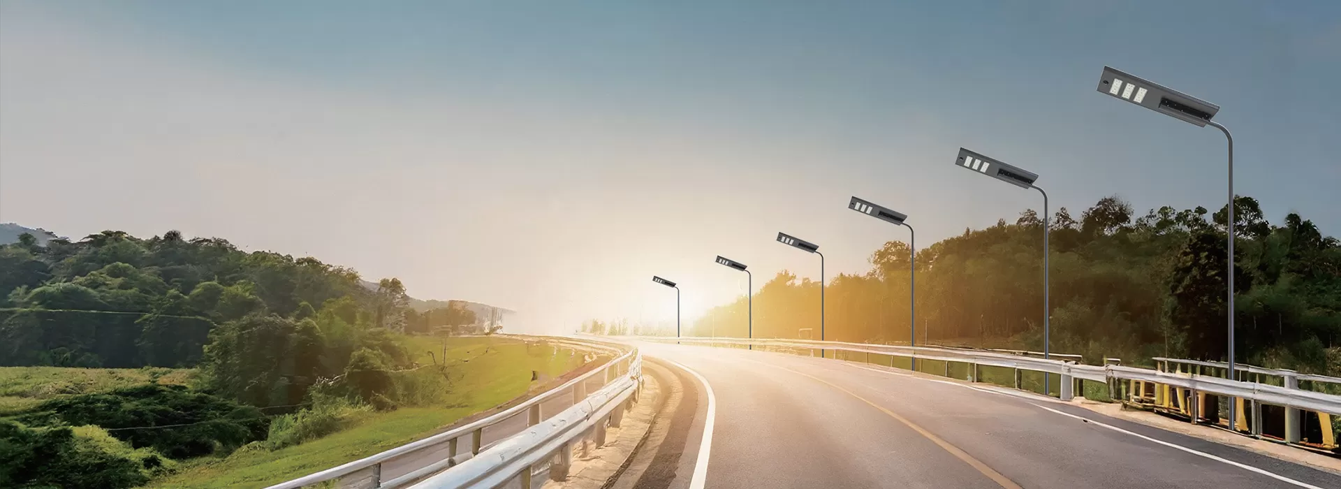 Lampu Jalan Suria Semua-Dalam-Satu