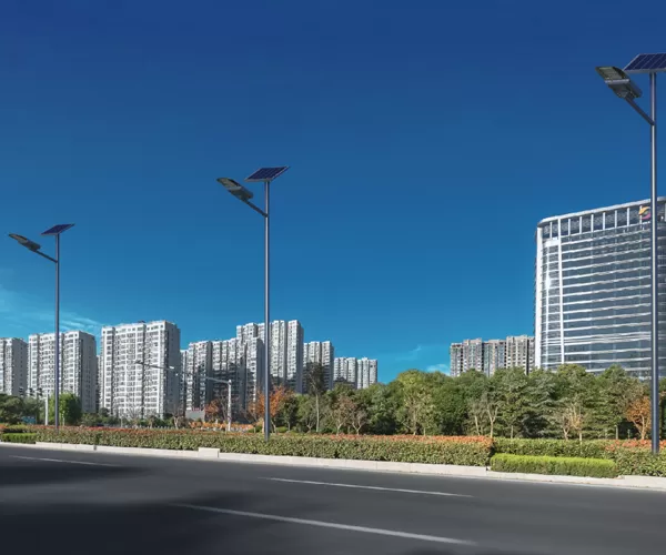 Lampu Jalan Suria AURA All-in-two