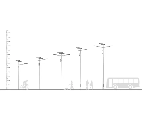AVANDA Lampu Jalan Suria Split