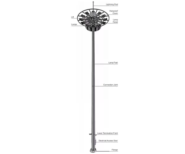 Tiang Lampu Tinggi