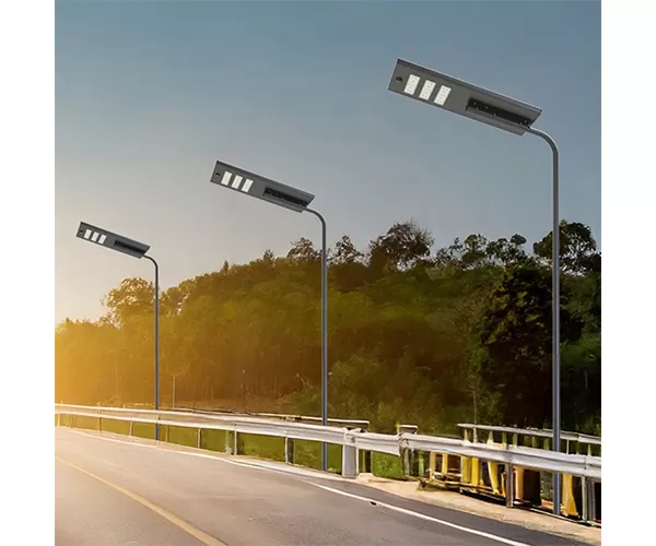 lampu jalan solar plat all-in-one
