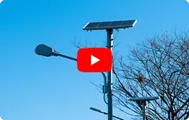 Reka bentuk lampu jalan solar ringkas semua dalam dua