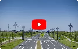 Lampu jalan solar khas semua-dalam-dua